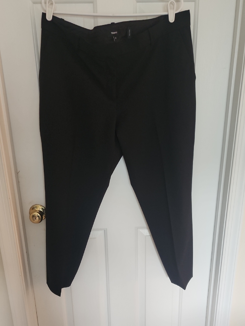 Theory Black Tailored Black Women's Trousers